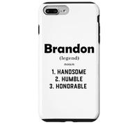 Carcasa para iPhone 7 Plus/8 Plus Brandon Definición Guapo Humilde Honorable Disfraz Brandon