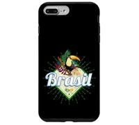 Carcasa para iPhone 7 Plus/8 Plus Brasil tucán Retro Samba Carnaval Recuerdo Vintage