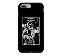 Carcasa para iPhone 7 Plus/8 Plus Brindemos por Todos ustedes, bichos raros, Dead Goth Skull Astronaut