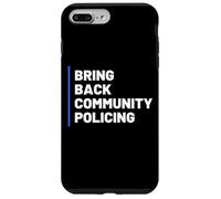 Carcasa para iPhone 7 Plus/8 Plus Bring Back Community Policing Police Resource Officer Cops