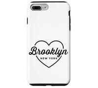 Carcasa para iPhone 7 Plus/8 Plus Brooklyn New York Love Heart Retro Guión Viajes América