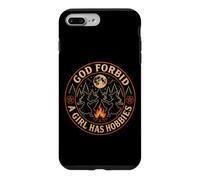 Carcasa para iPhone 7 Plus/8 Plus Brujas Dios Prohíba Una Chica Tiene Pasatiempos Luna Campfire