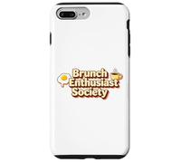 Carcasa para iPhone 7 Plus/8 Plus Brunch Enthusiast Society Desayuno Café Humor