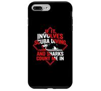 Carcasa para iPhone 7 Plus/8 Plus Buceo | Si Involucra Buceo y Tiburones Cuenta Conmigo