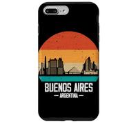 Carcasa para iPhone 7 Plus/8 Plus Buenos Aires Retro Vintage Sunset Skyline Buenos Aires