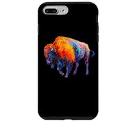 Carcasa para iPhone 7 Plus/8 Plus Buffalo Bison American Western Colorful Wild Life Gift