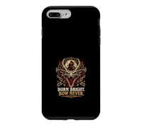 Carcasa para iPhone 7 Plus/8 Plus Burn Bright Bow Never Norse Dragon Viking Runes