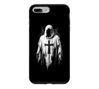 Carcasa para iPhone 7 Plus/8 Plus Caballero Sagrado gótico con Capucha y túnica Cruzada