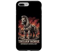 Carcasa para iPhone 7 Plus/8 Plus Caballo de Troya Mitología Griega Antigua Guerra de Odiseo