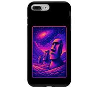 Carcasa para iPhone 7 Plus/8 Plus Cabezas Moai Isla de Pascua - Arte de la Galaxia Alienígena Rapa NUI