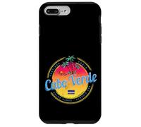 Carcasa para iPhone 7 Plus/8 Plus Cabo Verde Isla Puesta de Sol Retro Palmera Vintage Recuerdo
