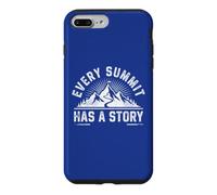 Carcasa para iPhone 7 Plus/8 Plus Cada Cumbre Tiene una Historia, Divertido Senderismo Wanderlust