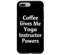 Carcasa para iPhone 7 Plus/8 Plus Café Me da Yoga Instructor Poderes Divertido Profesor de Yoga