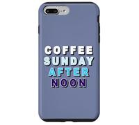 Carcasa para iPhone 7 Plus/8 Plus Café Sunday Afternoon café Domingo por la Tarde y Pastel