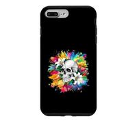 Carcasa para iPhone 7 Plus/8 Plus Calavera con Lirios para godos y emos
