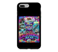 Carcasa para iPhone 7 Plus/8 Plus California Bear Graffiti Art Streetwear Urban Cali Flag