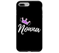 Carcasa para iPhone 7 Plus/8 Plus Caligrafía Italiana Nonna Abuela Abuela Rosa Corona