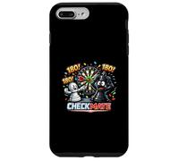 Carcasa para iPhone 7 Plus/8 Plus Camiseta de Estrategia Bullseye Darts Chess Pawn vs King