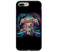 Carcasa para iPhone 7 Plus/8 Plus Camiseta De La Ciudad De Agartha Teoría De La Conspiración