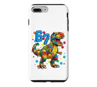 Carcasa para iPhone 7 Plus/8 Plus Camiseta Dino I Play with Bricks 6 7 Hours per Day