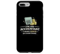 Carcasa para iPhone 7 Plus/8 Plus Camiseta Divertida de Contador I Make Cents of Everything