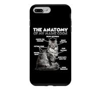Carcasa para iPhone 7 Plus/8 Plus Camiseta Divertida del Coon de Maine | Anatomía del Maine