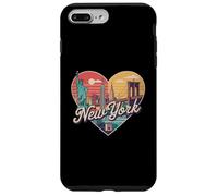 Carcasa para iPhone 7 Plus/8 Plus Camiseta New York Skyline Heart - NYC Love Graphic