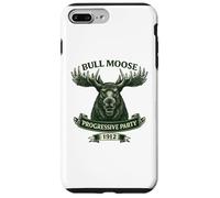 Carcasa para iPhone 7 Plus/8 Plus Campaña Roosevelt del Partido Progresista Bull Moose 1912