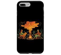 Carcasa para iPhone 7 Plus/8 Plus Campfire Friends Night Camping Naturaleza Camper Campamento