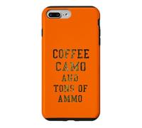 Carcasa para iPhone 7 Plus/8 Plus Camuflaje de café y toneladas de munición.