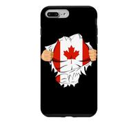 Carcasa para iPhone 7 Plus/8 Plus Canadian Superhero Canada Flag Patriot Gift