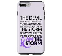 Carcasa para iPhone 7 Plus/8 Plus Cancer Warriors I Am The Storm, I Will Survive and Beat It