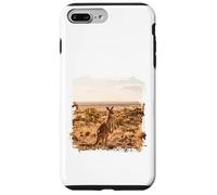 Carcasa para iPhone 7 Plus/8 Plus Canguro Outback Paisaje Fauna Abierta Desierto Escena