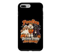 Carcasa para iPhone 7 Plus/8 Plus Caniches Porque la Gente es Espeluznante Divertido Halloween Perro mamá D