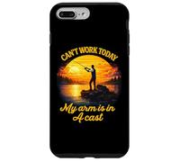 Carcasa para iPhone 7 Plus/8 Plus Can't Work Today My Arm is in A Cast Fly Fishing Humor Divertido