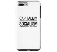 Carcasa para iPhone 7 Plus/8 Plus Capitalismo Vs Socialismo - Político Antisocialista Comunista