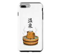 Carcasa para iPhone 7 Plus/8 Plus Capybara Onsen Japonés Hot Spring Relajación