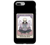 Carcasa para iPhone 7 Plus/8 Plus Cargando mis Cristales con la Carta del Tarot Esqueleto de rencor Puro