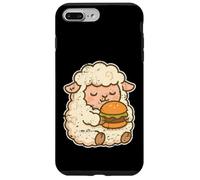 Carcasa para iPhone 7 Plus/8 Plus Caricatura de Hamburguesa de Oveja esponjosa