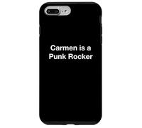 Carcasa para iPhone 7 Plus/8 Plus Carmen es una Punk Rocker