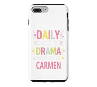 Carcasa para iPhone 7 Plus/8 Plus Carmen Personalized Name Funny Cute Custom Carmen Name
