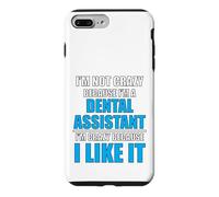 Carcasa para iPhone 7 Plus/8 Plus Carrera Dental Amo mi Trabajo Asistente Dental Loco