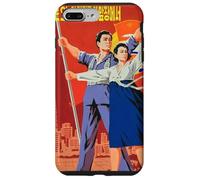 Carcasa para iPhone 7 Plus/8 Plus Cartel de Propaganda de Corea del Norte, Divertido Disfraz