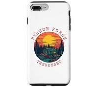 Carcasa para iPhone 7 Plus/8 Plus Casa Retro de Pigeon Forge, Tennessee, casa de Vacaciones, casa de Vacaciones