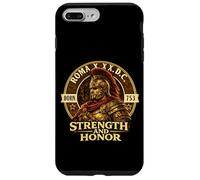 Carcasa para iPhone 7 Plus/8 Plus Casco Centurión Romano Fuerza Honor Antigua Roma 753 a.C.