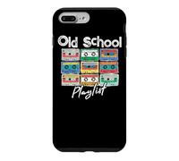 Carcasa para iPhone 7 Plus/8 Plus Cassette Tape Music 80s Old School Playlist Vintage Eighties
