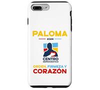 Carcasa para iPhone 7 Plus/8 Plus Centro Democrático Paloma 2026 Orden Firmeza y Corazón