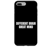 Carcasa para iPhone 7 Plus/8 Plus Cerebro Diferente Gran Mente Neurodiversidad Conciencia Hombres Niños
