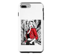 Carcasa para iPhone 7 Plus/8 Plus Chaqueta roja Glamour Muse Urban Alley Fashion Ink Art