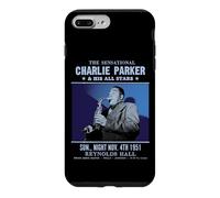 Carcasa para iPhone 7 Plus/8 Plus Charlie Parker Reynolds Hall Filadelfia 1951 Azul Foto